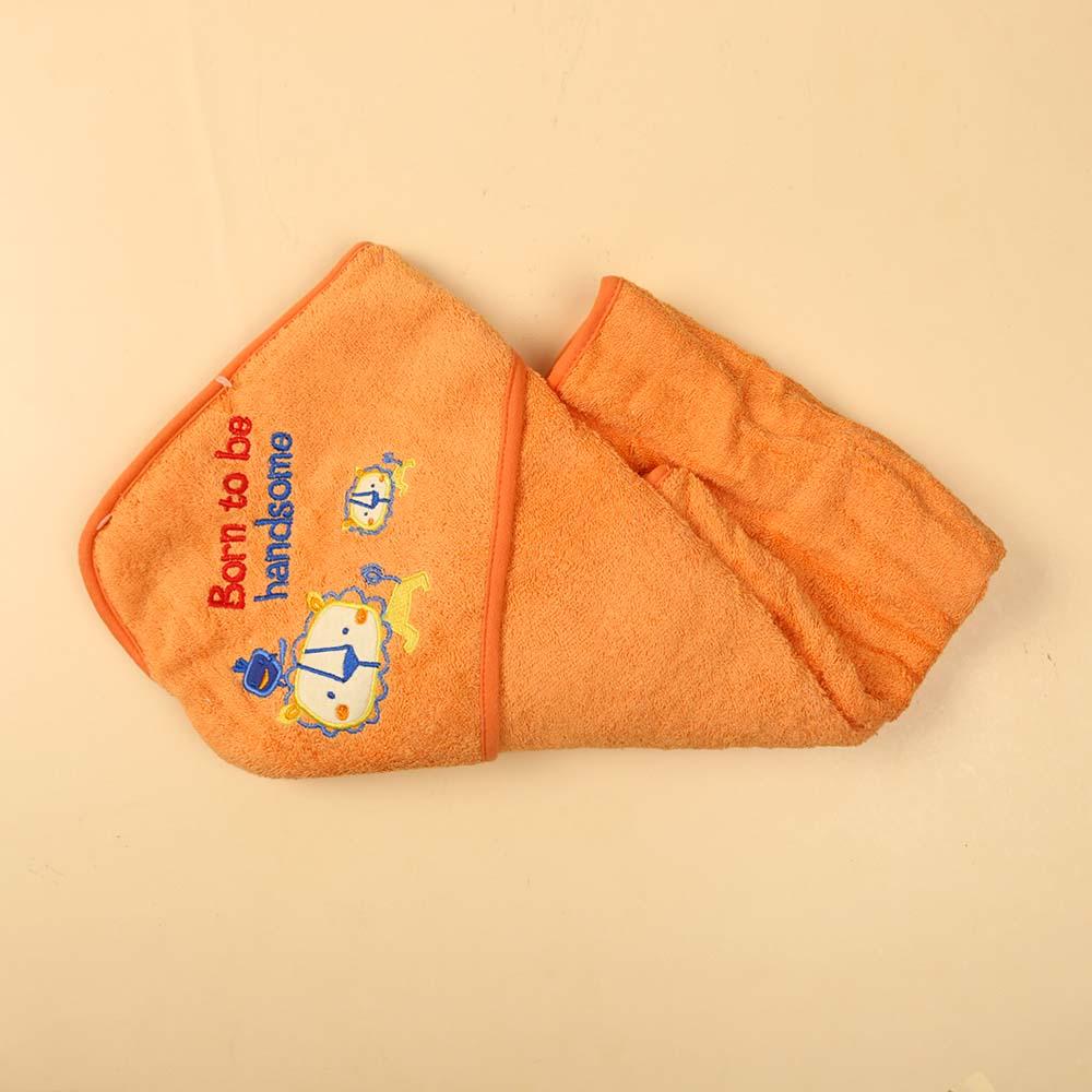 Handsome Baby Bath Towel - Orange (BT-15)